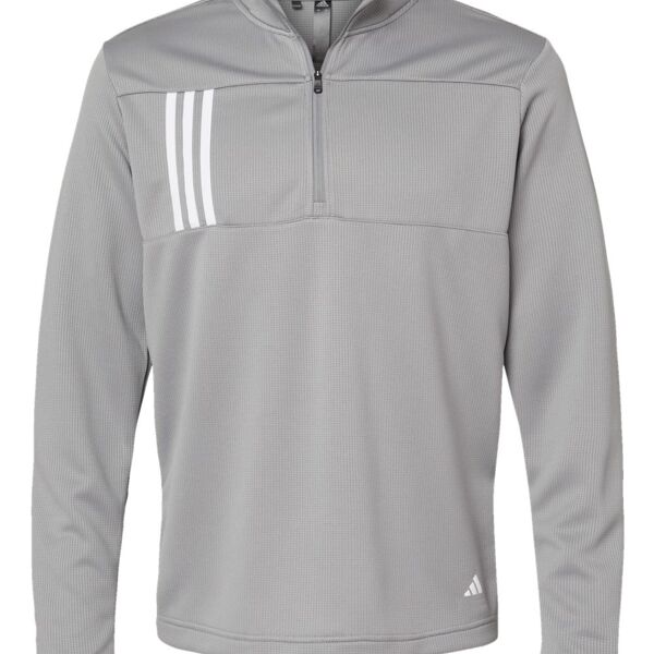 3-Stripes Double Knit Quarter-Zip Pullover Thumbnail
