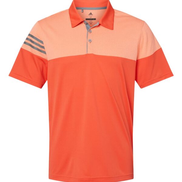 Heathered 3-Stripes Colorblocked Polo Thumbnail