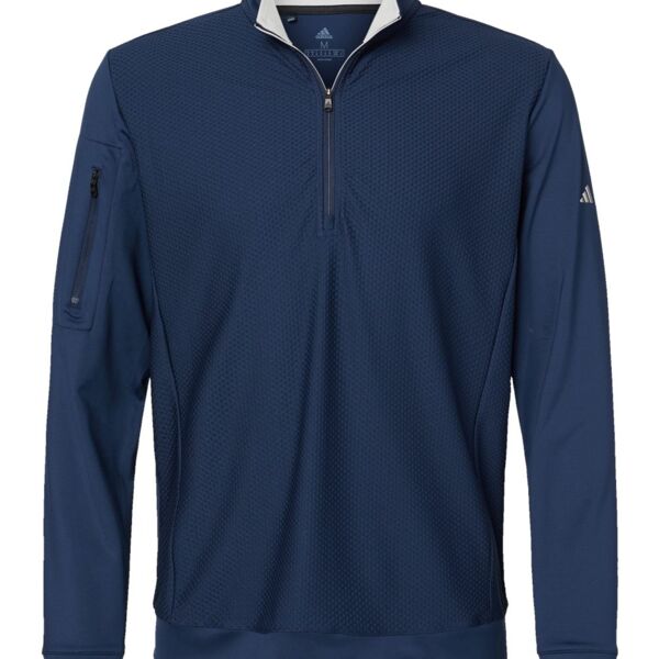 Performance Textured Quarter-Zip Pullover Thumbnail